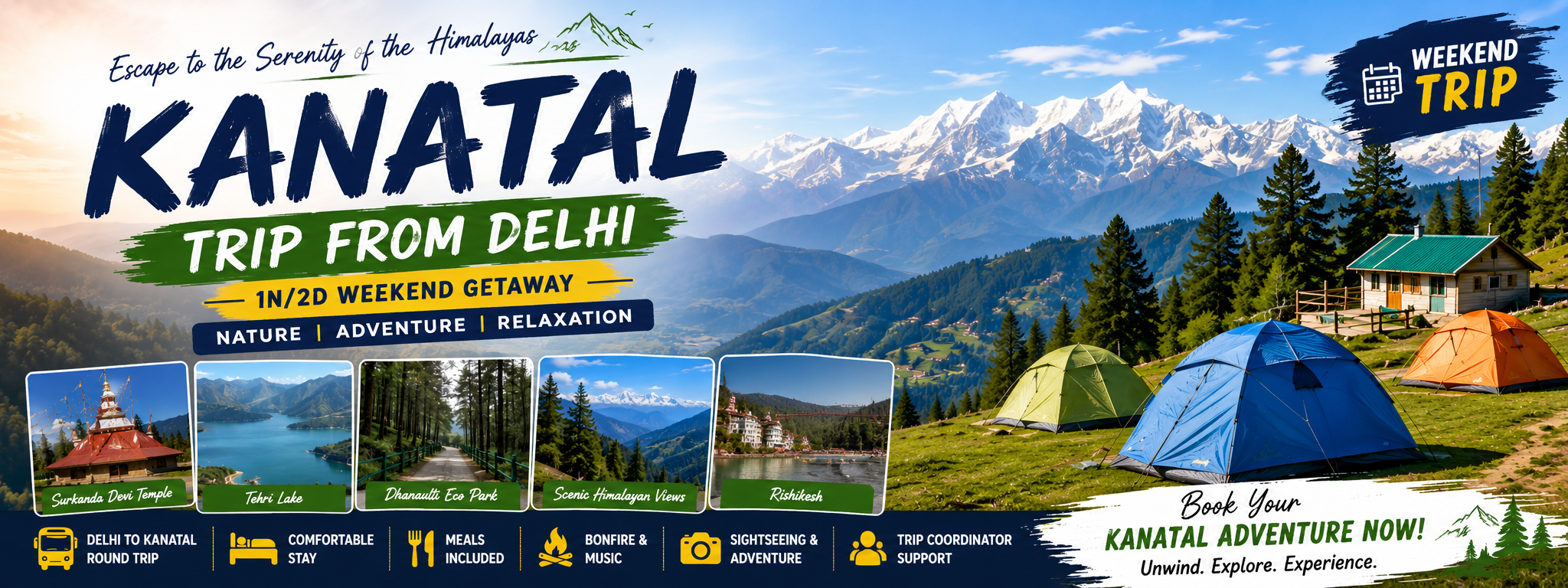 Kanatal Trip From Delhi